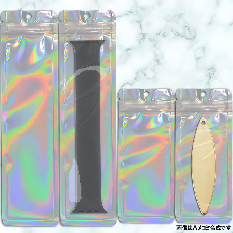 縦長 アルミ袋 ギフト袋 パッケージ ラッピング ジップロック チャック袋 包装 透明窓 保存 小分け 厚手 出品お役立ち 2サイズ